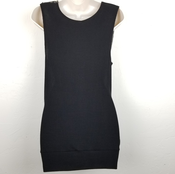 Maggie Ward 100% Silk Tank Plunge Neck Sz M - Picture 3 of 5